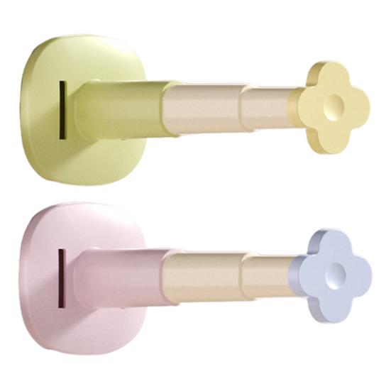 Household Telescopic Pole Support Strong Load-Bearing Multifunctional Retractable Adjustable Rod Holder