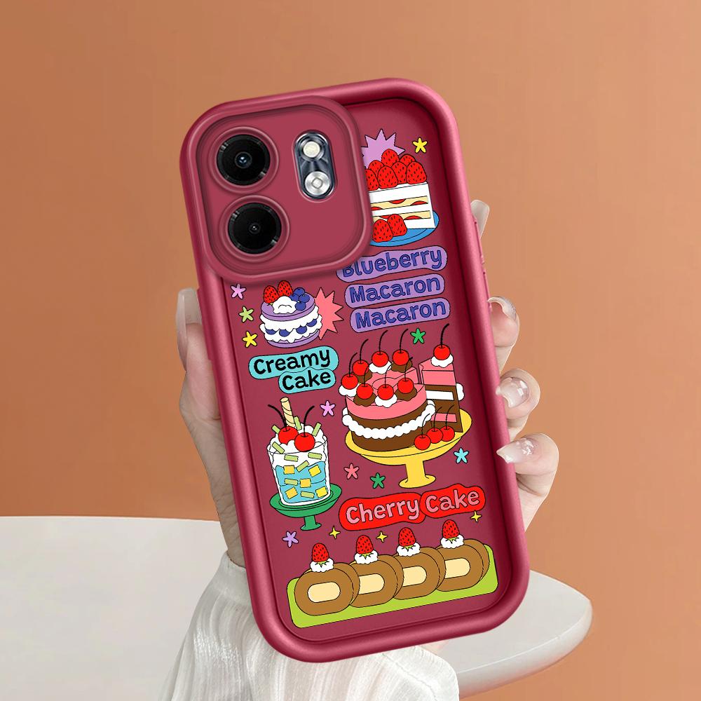 Soft Silicone Phone Casing Full Cover Camera Shockproof Protection Case for Huawei Honor Infinix Tecno iPhone Motorola Google