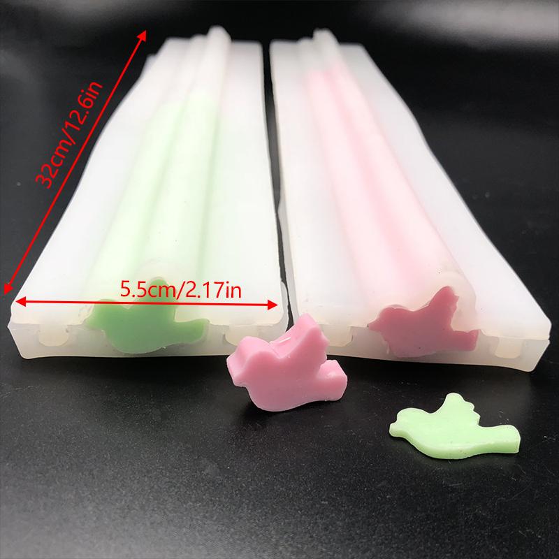 Molde de Silicona para Jabón de Varias Formas Mariposa Delfín Redondo Corazón Tubo de Tubería Molde para Jabón Herramienta Creativa para Hacer Jabón Artesanal DIY