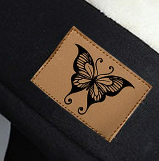 High-Waisted Warm Brown Leggings with Faux Leather Accent and Lamb Wool Lining