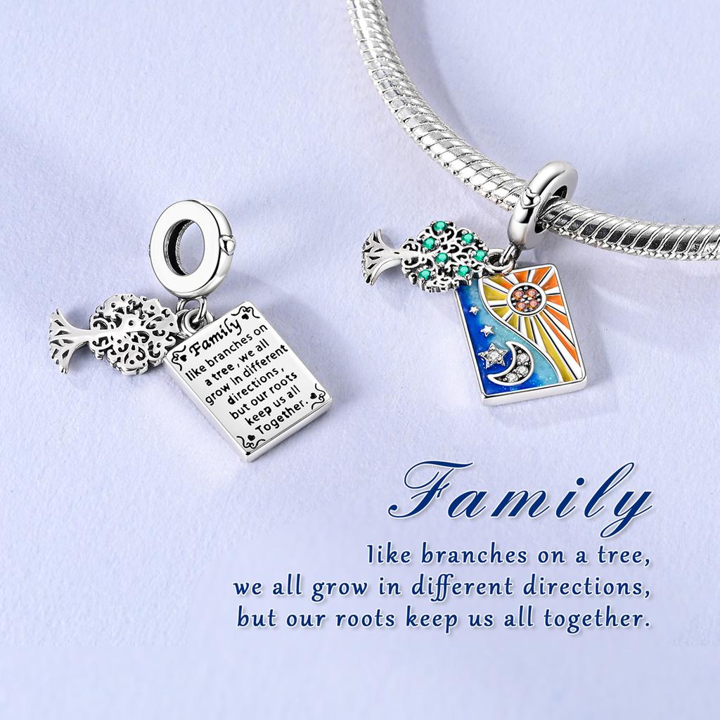 Copper Original Charms Tarot Card Love Sun Fit Bracelet Making For Woman Jewelry