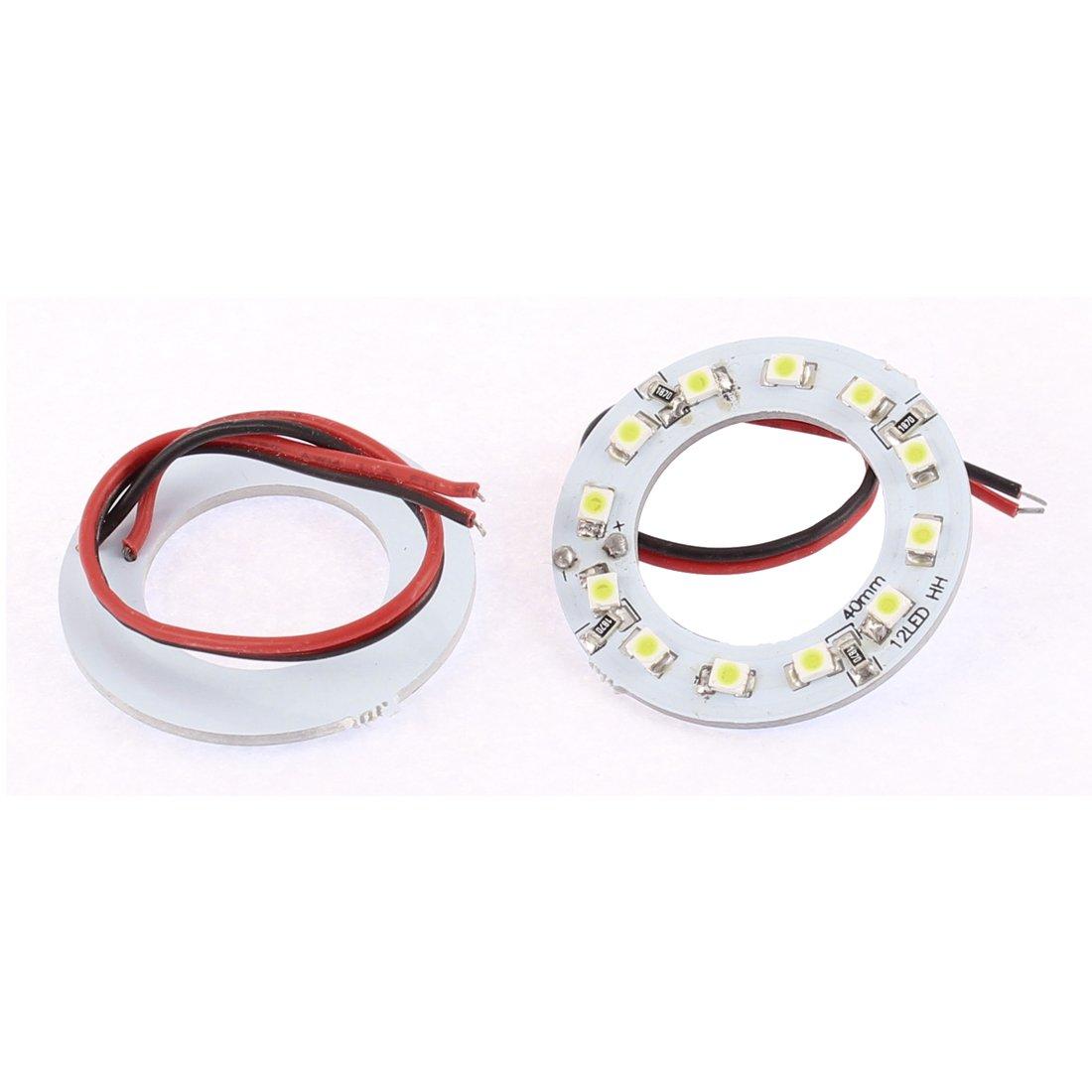 uxcell Squid Ring Ikura Ring Car Light Headlight Lamp LED