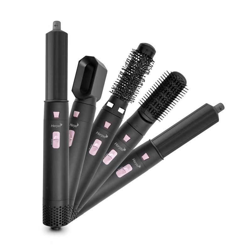 Harper Airpro4t Black - Noir - 5-in-1 Blow Dryer Brush - 1000 W - 3 Temperatures