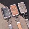 Leather Car Key Case Cover For Dacia Duster Logan 3 Jogger Sandero for Renault Clio 5 Megane 4 Zoe Kadjar Captur Arkana Koleos