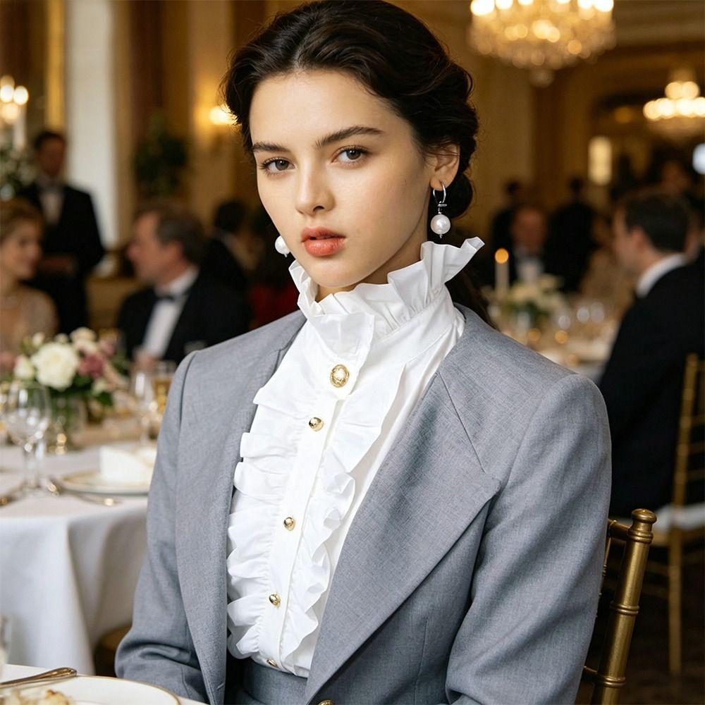 Palace Fake Collar Vintage Medieval Style Collar Fashion Victorian Blouse Collar  Stage