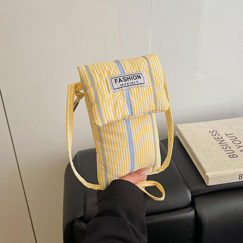 New Portable Mobile Phone Small Square Bag Urban Simple Commuter Leisure Shoulder Bag Niche Crossbody Bag