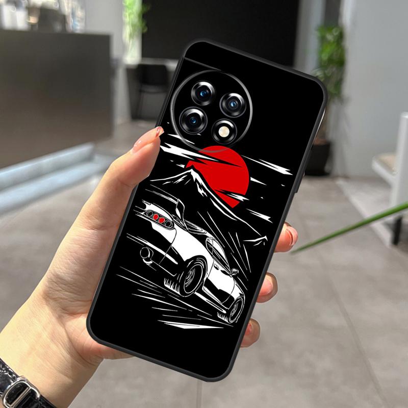 Japan JDM Sports Cars Male Men Case For OnePlus Nord 5 CE 2 3 4 Lite N20 N30 OnePlus 15 R 13 12 11 10 Pro 10T 12R 13R Cover