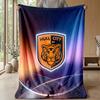 Coperta in Flanella con Stampa Hull City Football, Morbida Calda Leggera Coperta Plaid per Divano Letto Campeggio