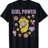 Nintendo Super Mario Peach Girl Power Icons Graphic T-Shirt T-Shirt