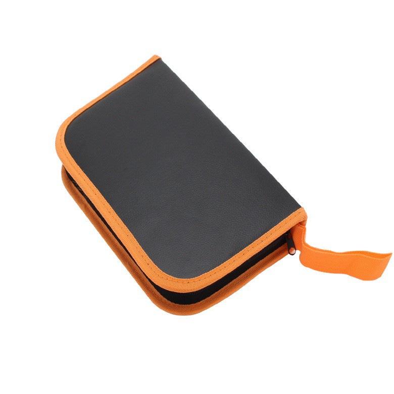 16-Piece Adjustable Temperature Electric Soldering Iron Set with PU Cloth Bag. Ideal for Welding and Repair Projects.