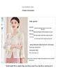 Eleganter gestickter Cardigan-Hemd im chinesischen Stil