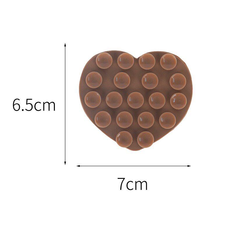 1Pc Backed Adhesive Sucker Pad For Fixed Pad Double Side Silicone Suction Pad For Mobile Phone Fixture Suction Cup