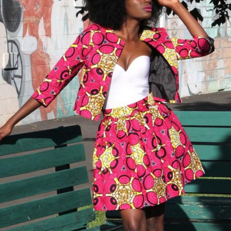 Buy Dashiki Print African Coat Women Spring Autumn Ankara Style