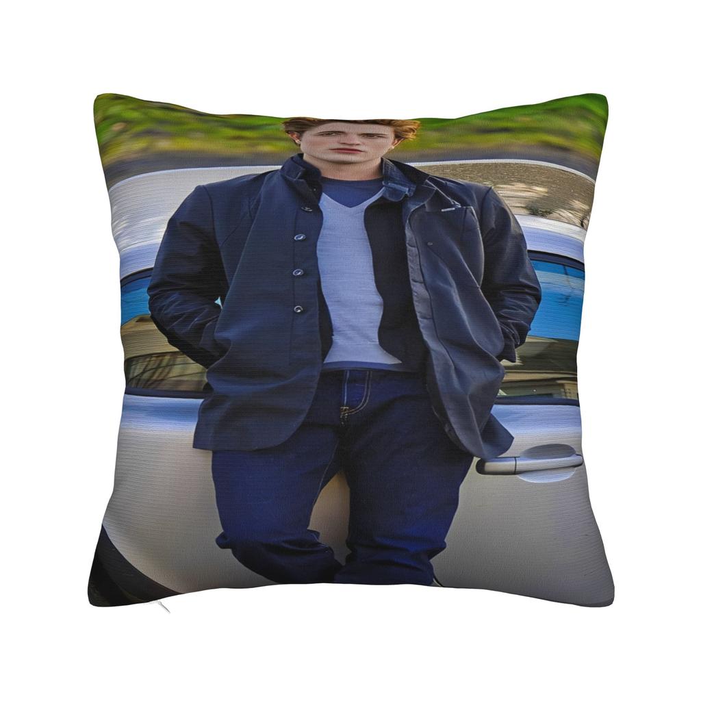 Edward Cullen Homage Twilight Printing Pillowcases Cushion Cover Throw Pillow Cover Y2K Home Decorations Square Multi-Size
