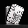 EDC Spade AK Push Card Metal Spinner Toy with Magnetic Handle