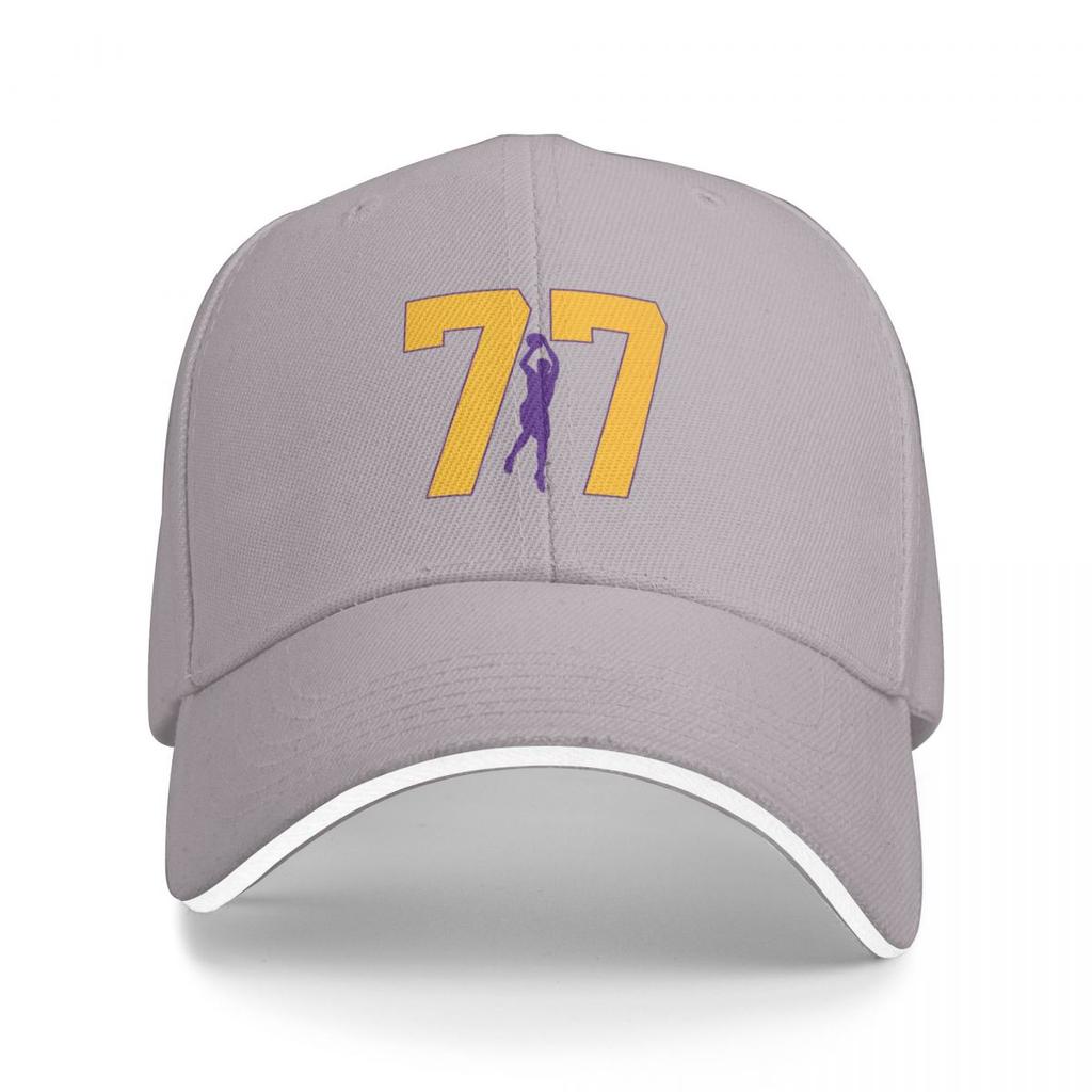 Luka Doncic 77 Lakers Ikona Basketbalu Baseballová Čepice Klobouk Muž Pro Slunce party Klobouk Vánoční Klobouk Dámské Čepice Pánské