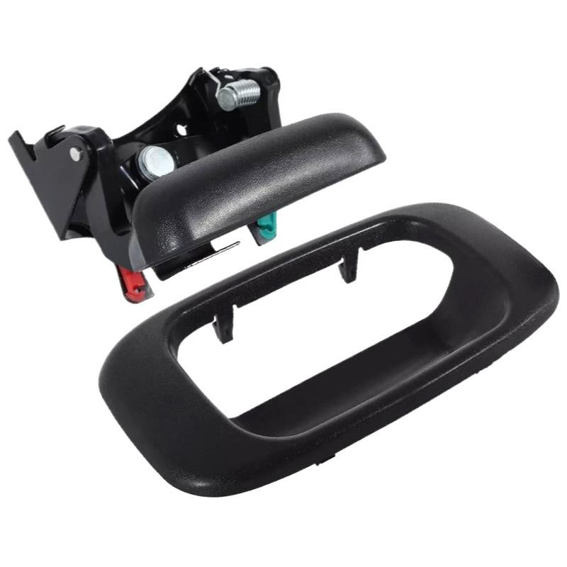 Rear Tailgate Door Handle Set Bezel Assembly For GMC Sierra 2500 1500 3500 Chevy Silverado 15997911 15228539 15228541 15228540 чёрный