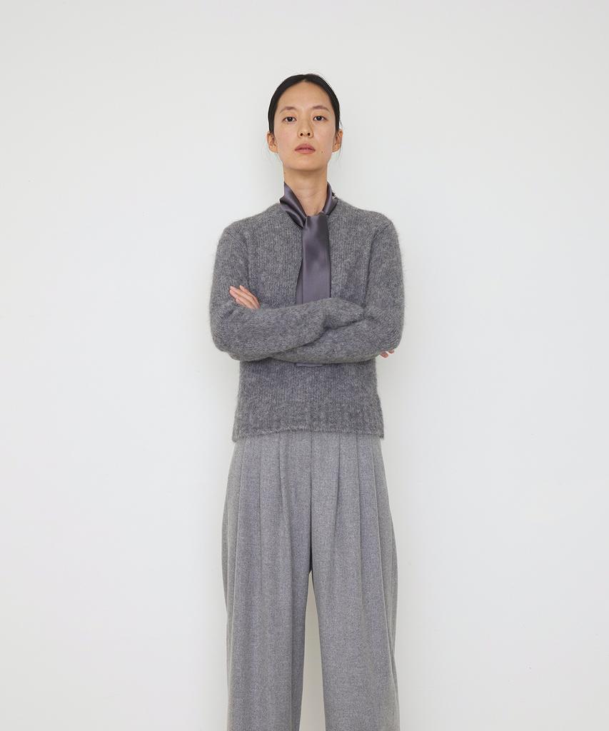 MANUELLE ET GUILLAUME Alpaca Gray Knit
