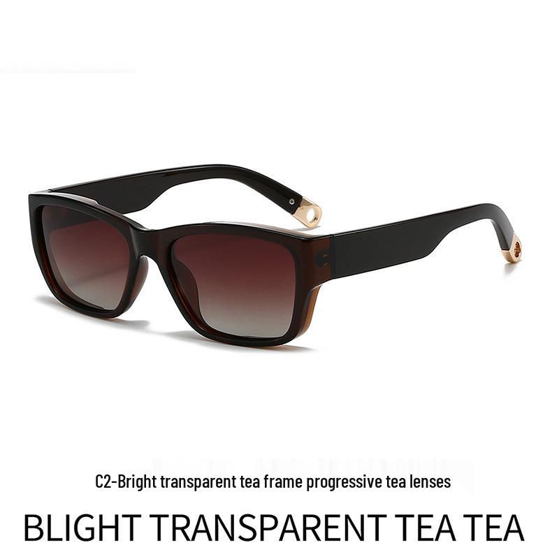 Trendy European & American Square Frame Retro Sunglasses for Women - UV Protection, Stylish for Driving