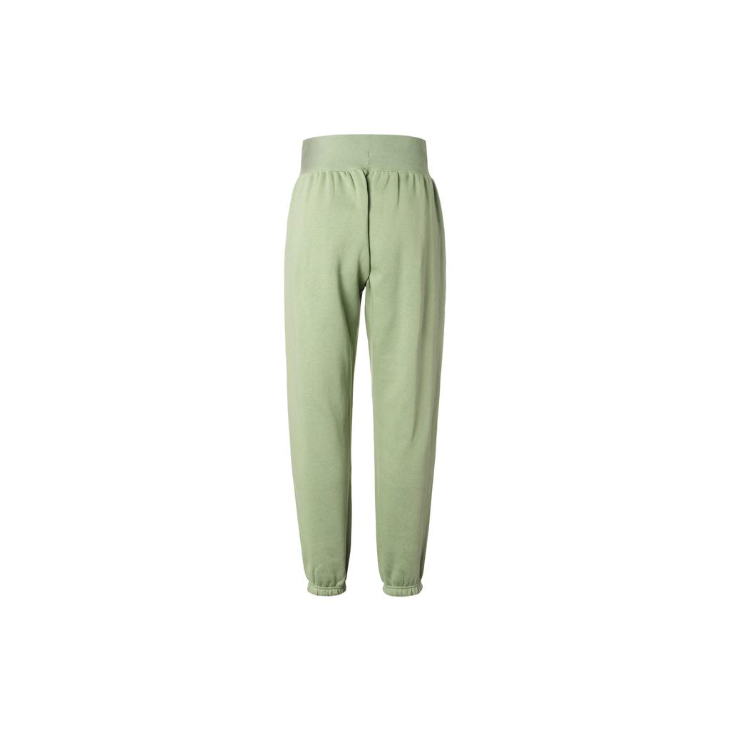 Nike Phoenix Fleece Solid Color Lace Up Elastic Cuff Loose Fit Fleece Lined Knitted Sweatpants Women's Oil Green DQ5888-386