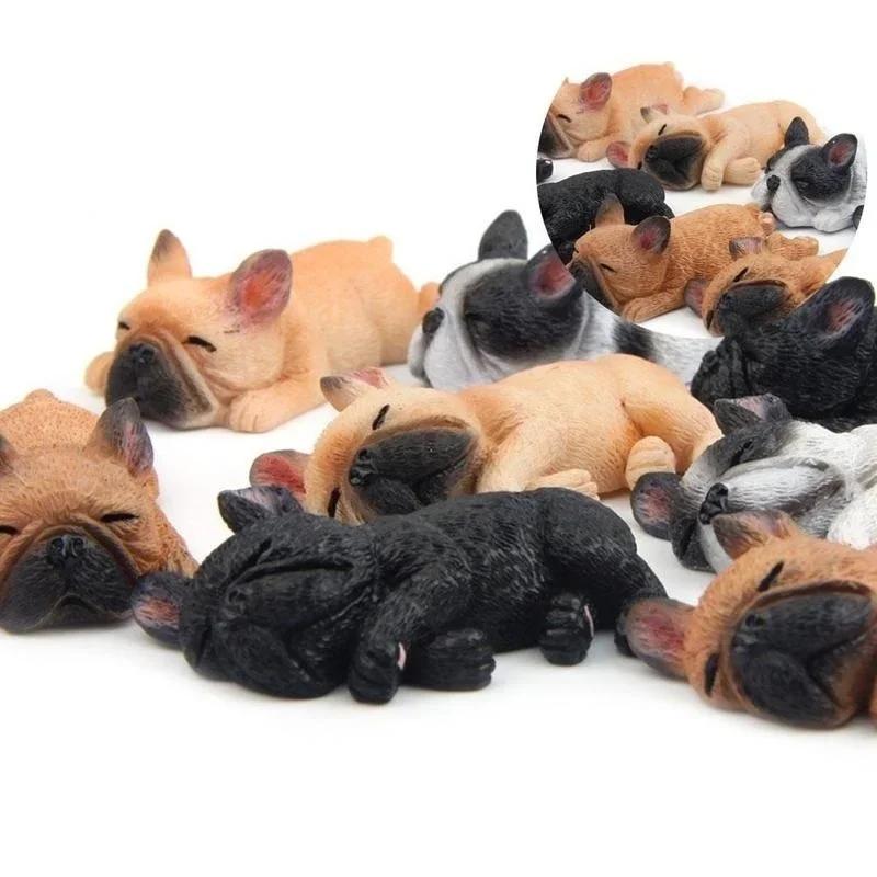 1pc French Bulldog Sleeping Fridge Magnet Refrigerator Home Decor Healthy Color Random