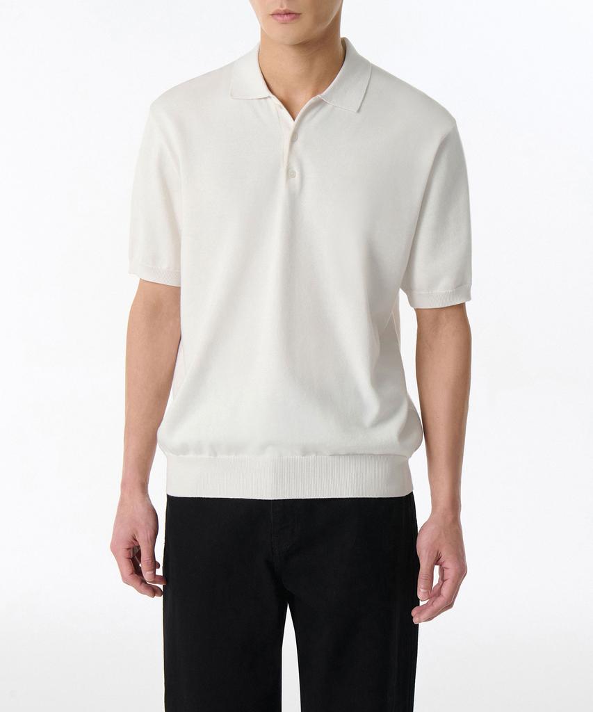 MUSINSA STANDARD Washable Supima Cotton Knitted Polo Shirt [Ivory]