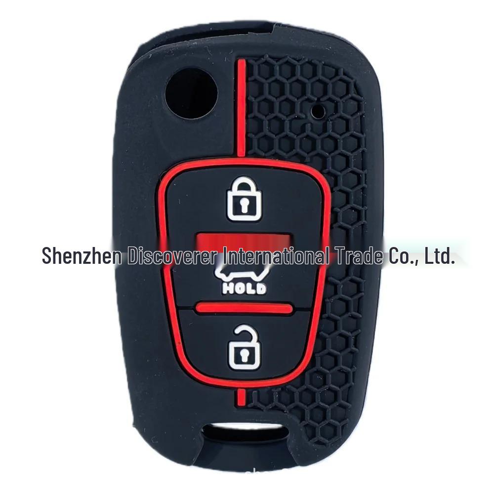 Kia Car Models Three-Button Silicone Key Cover (Forte, K5, Carens, Sportage, K3, Sorento, K2)