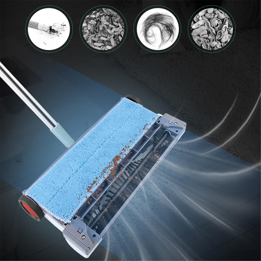 Buy 2 In 1 Electric Wireless Vacuum Spin Sweeper Broom Hard Floor ...