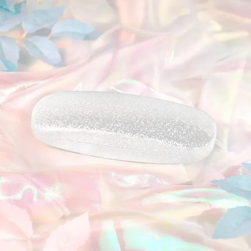 PU Leather Storage Box for Men Women Glasses Pouch Elegant Glitter Sequins Sunglasses Case Portable