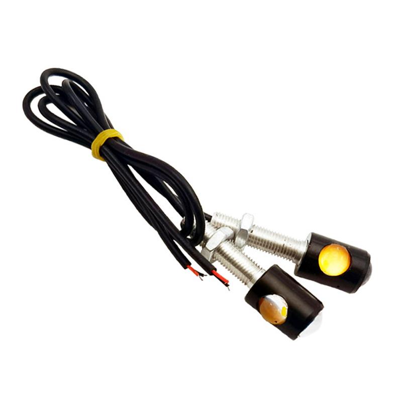 Śruba do tablicy rejestracyjnej motocykla LED Super Bright Tail Light Brake Mgła