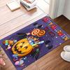 1 Stück Happy Halloween Teppich, Rutschfest, Leicht zu reinigen, Fleckenresistent, Perfekt für gemütliche Wohnzimmer, Schlafzimmer, Küchen, Büros und H