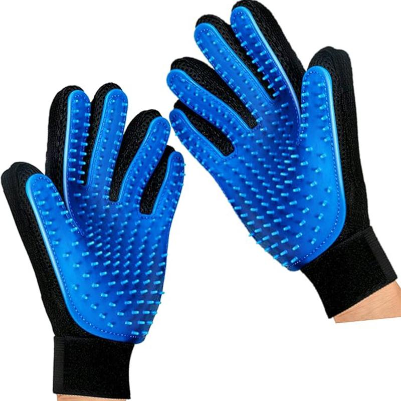 

Silicone Pet Gloves Cat Dog Hair Removal Cat Supplies Comb Hair Removal Brush Rubber Sticky Hair Gloves hair combing pet supplie белый