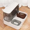 Automatic Cat Feeder And Water Dispenser 2-in-1 Detachable Food Feeder And Water Fountain for Indoor Small Dogs Cats