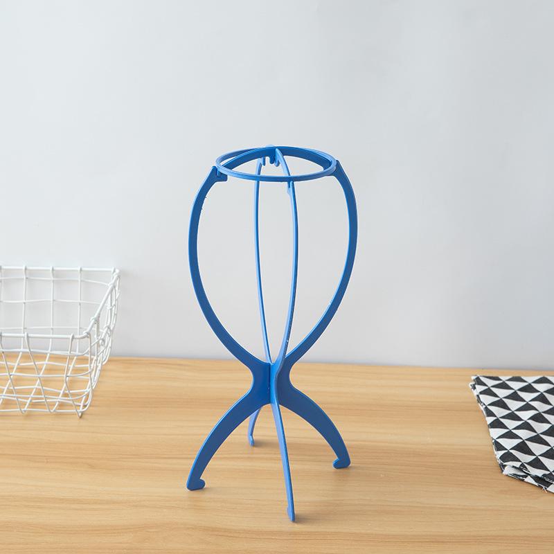 

Пластиковая Складная Стабильная Прочная Шляпа Дисплей Подставка Для Парика Подставка Для Головы Манекена Портативная Складная Красота Аксессуары Для Волос Подставка Для Парика синий