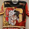 2526 New Bandai Anime One Piece Luffy Summer Jersey T-shirt Oversized 3D Adult and Children's Multifunctional  Christmas Jersey