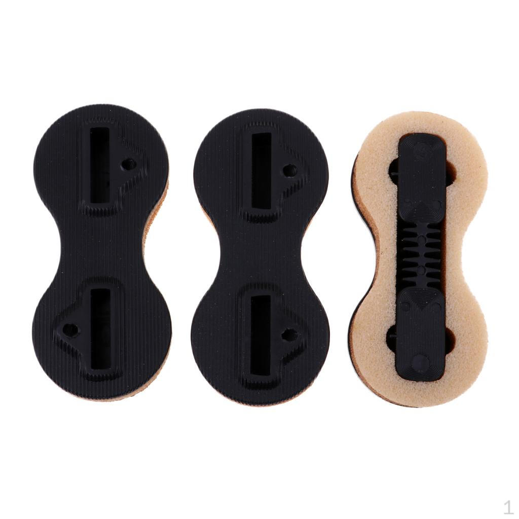 

3 PCS Plugs Fin Standard Screws Set Black 2x5+1x0deg