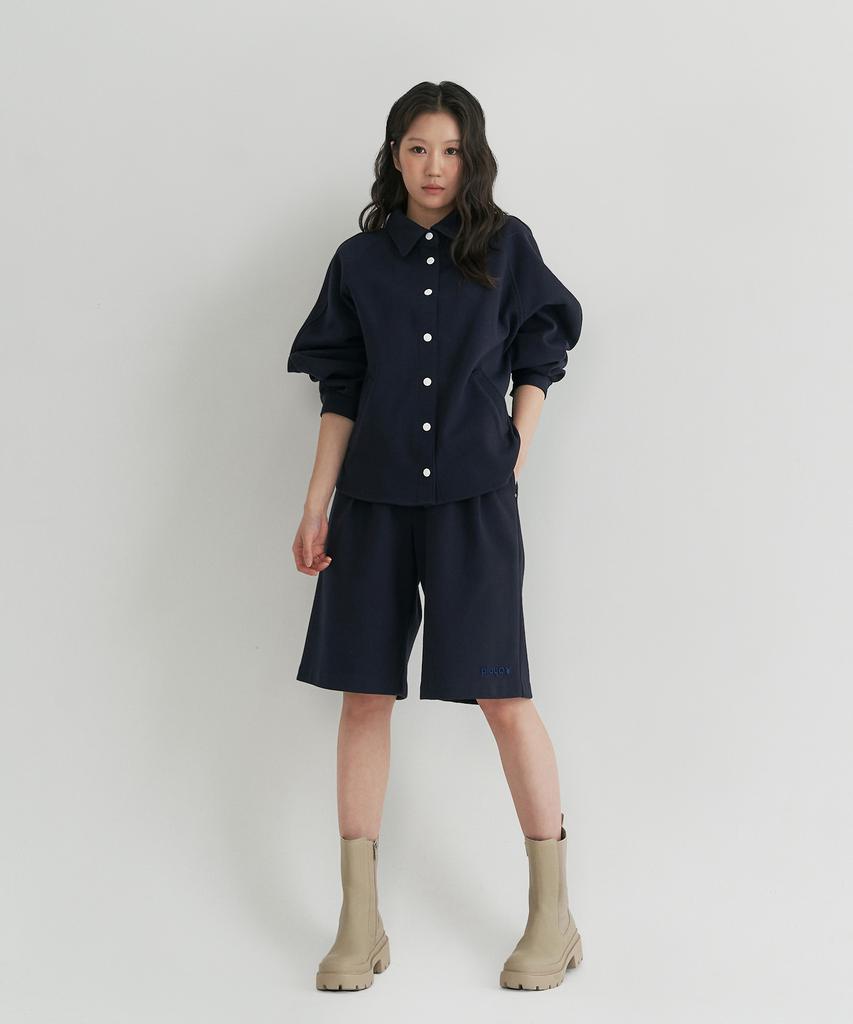 Peulleio French Terry Length Pants_Navy