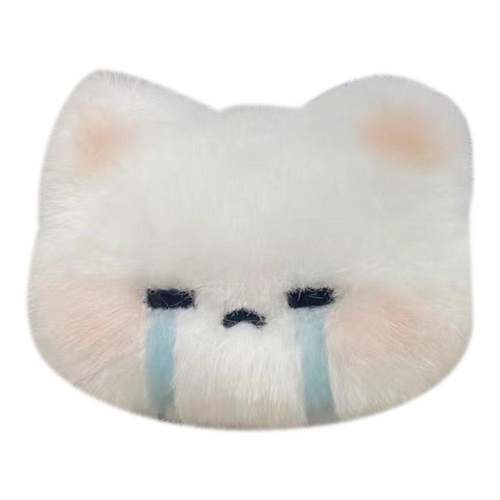 Cartoon Plush Rabbit Doll Toy Keychain Sweet Cute Make A Sound Bag Pendant Charms Car Keyring Accessories for Women Couples Gift