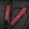 JOFT7 2Pcs Car Seat Belt Shoulder Pad Suede Protector Comfort Cushion For Citroen C3 C5 C5X C4 e-C4 X e-C3 C-Elysee Berlingo Keychain