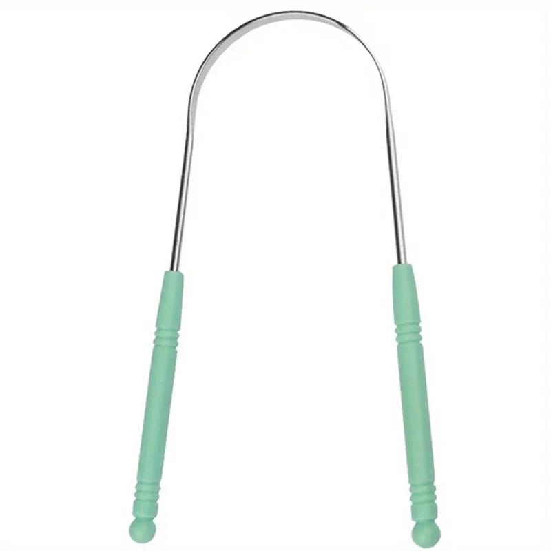 

Stainless Steel Tongue Scraper With Box Tongue Coated Cleaner Brush Keep Fresh Breath Toothbrush Oral Hygiene Care Cleaning Tool