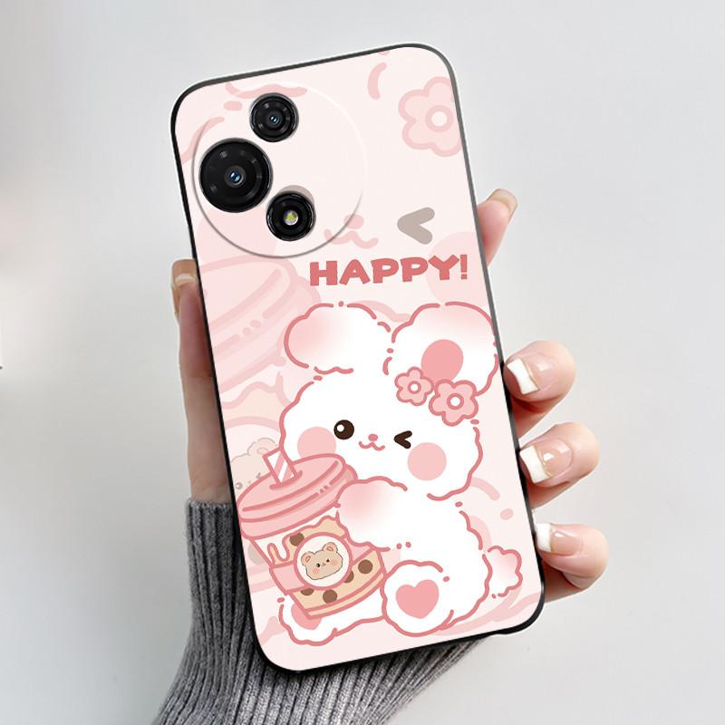 Soft Silicone Black Casing For TCL 60R 5G/60 5G Anti-scratch Cover For TCL 60 SE Nxtpaper T521K Penguins Design Shell