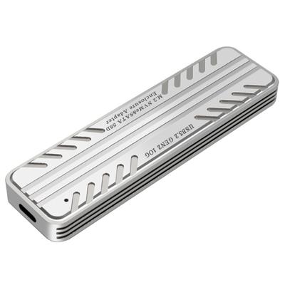 PCIE NVME a- SSD-Gehäuse -Portocol NVMe-zu-USB-Adapter 10G USB3.2 Externe Box unterstützt 2280/60/42/30