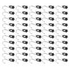 50pcs Stainless Steel S Hooks Stable Plastic Greenhouse Fixing Twist Clips for Hanging Potted Plants