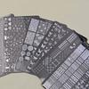 Manicure Template Steel Plate Durable Prints with Clear Textures Design for Mother Wives Girlfriends Daughters