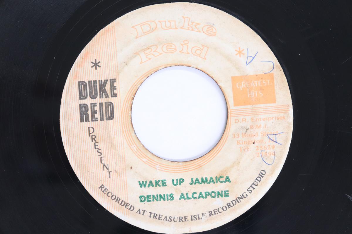 

7inch Record DENNIS ALCAPONE TOMMY MCCOOK ALL Wake Up Jamaica NONE DUKE REID GREA 1973 Jamaica Reggae Ska Dub Used