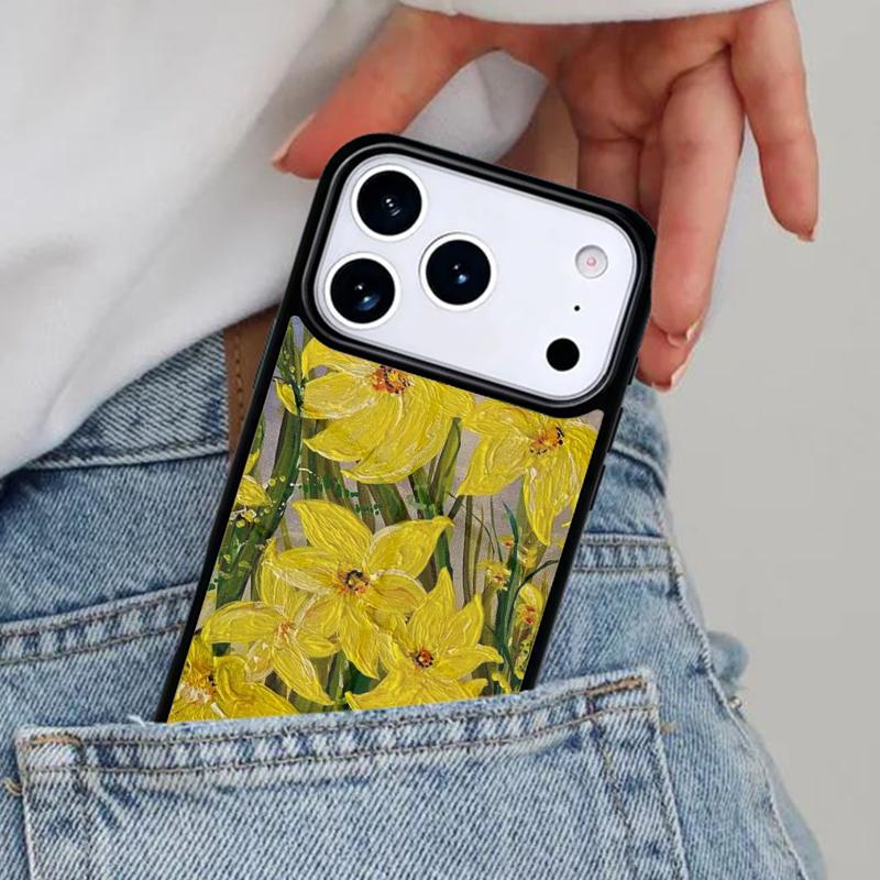 

Flowers 1 Daffodils Phone Case for iPhone 16e 15 14 13 12 17 Pro Max Plus Air 17pro Cover Coque iPhone17