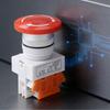 Light Mushroom Emergency Stop Push Button Switches Illuminated Shut Estop Button 1 NC 1 NO 660V 10A