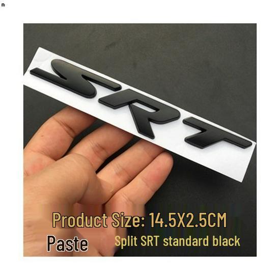 3D Metal SRT Grille Emblem - Perfect for Great Wall, Jeep, Dodge - Personalized Car Decoration Sticker