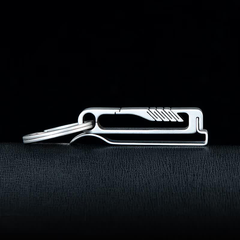 YORA Titanium Alloy Belt Clip Keychain