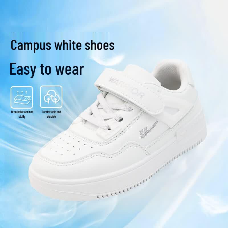 Warrior Kids  White Casual Board Shoes 36